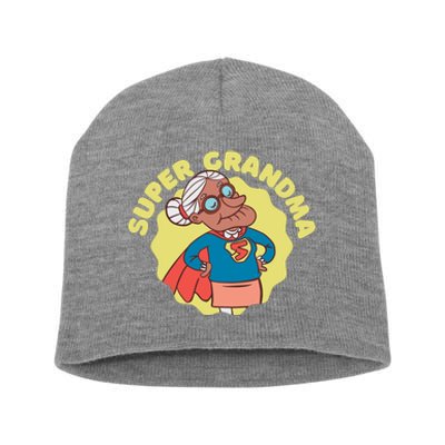 Super Grandma Short Acrylic Beanie