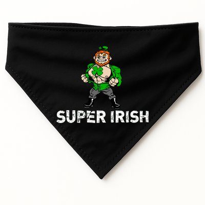 Super Irish Cloverleaf St. Patrick's Day USA-Made Doggie Bandana
