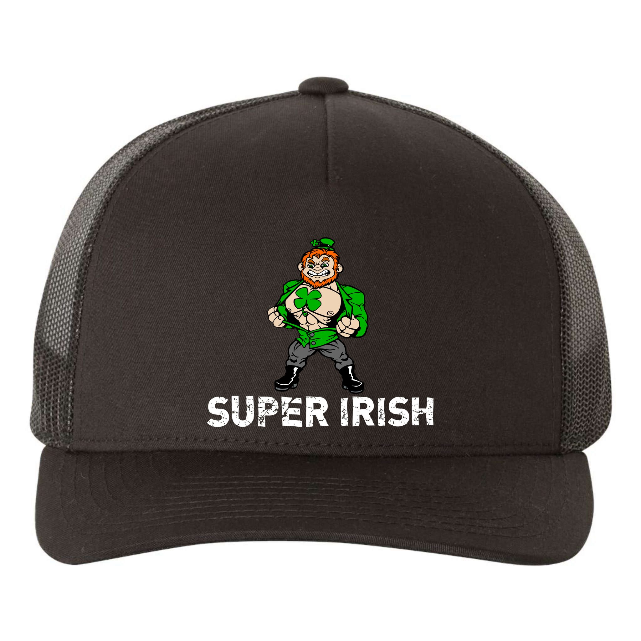 Super Irish Cloverleaf St. Patrick's Day Yupoong Adult 5-Panel Trucker Hat