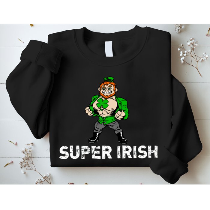 Super Irish Cloverleaf St. Patrick's Day Sweatshirt