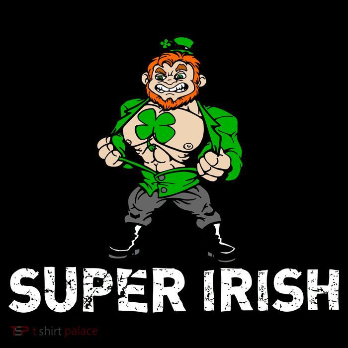 Super Irish Cloverleaf St. Patrick's Day Button