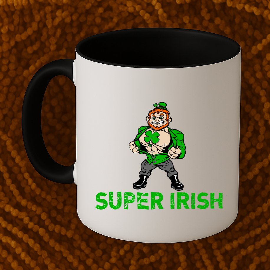 Super Irish Cloverleaf St. Patrick's Day Mug