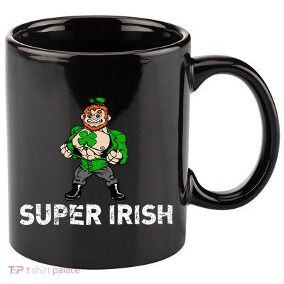 Super Irish Cloverleaf St. Patrick's Day 11oz C Handle Ceramic Mug