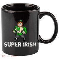 Super Irish Cloverleaf St. Patrick's Day 11oz C Handle Ceramic Mug