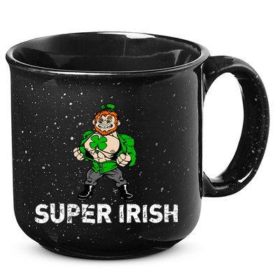 Super Irish Cloverleaf St. Patrick's Day 15oz Campfire Ceramic Mug