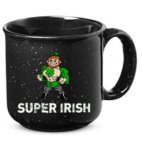 Super Irish Cloverleaf St. Patrick's Day 15oz Campfire Ceramic Mug