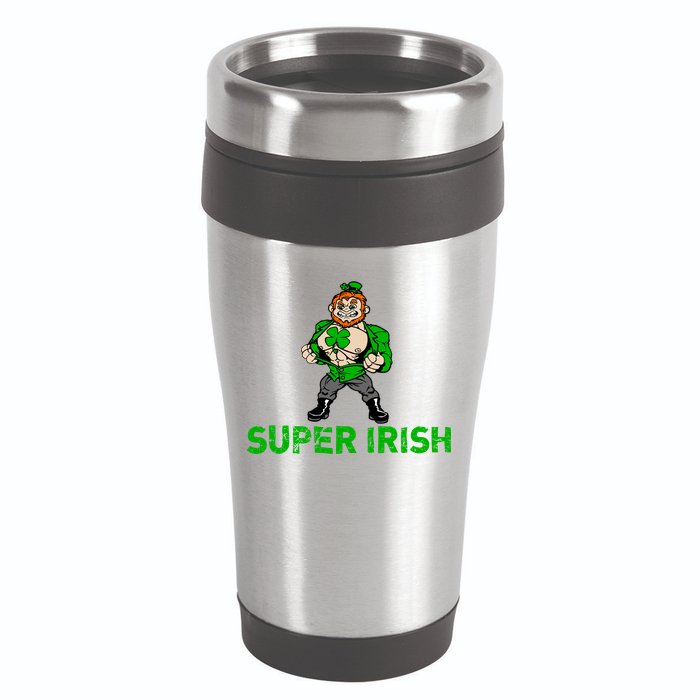 Super Irish Cloverleaf St. Patrick's Day 16oz Travel Tumbler