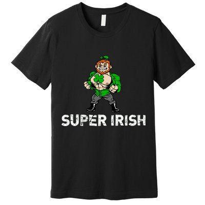 Super Irish Cloverleaf St. Patrick's Day Premium T-Shirt