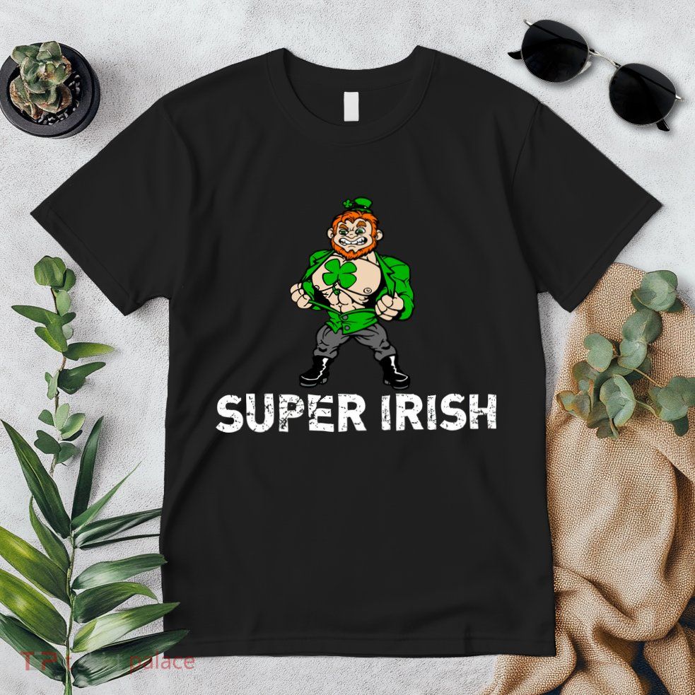 Super Irish Cloverleaf St. Patrick's Day Premium T-Shirt