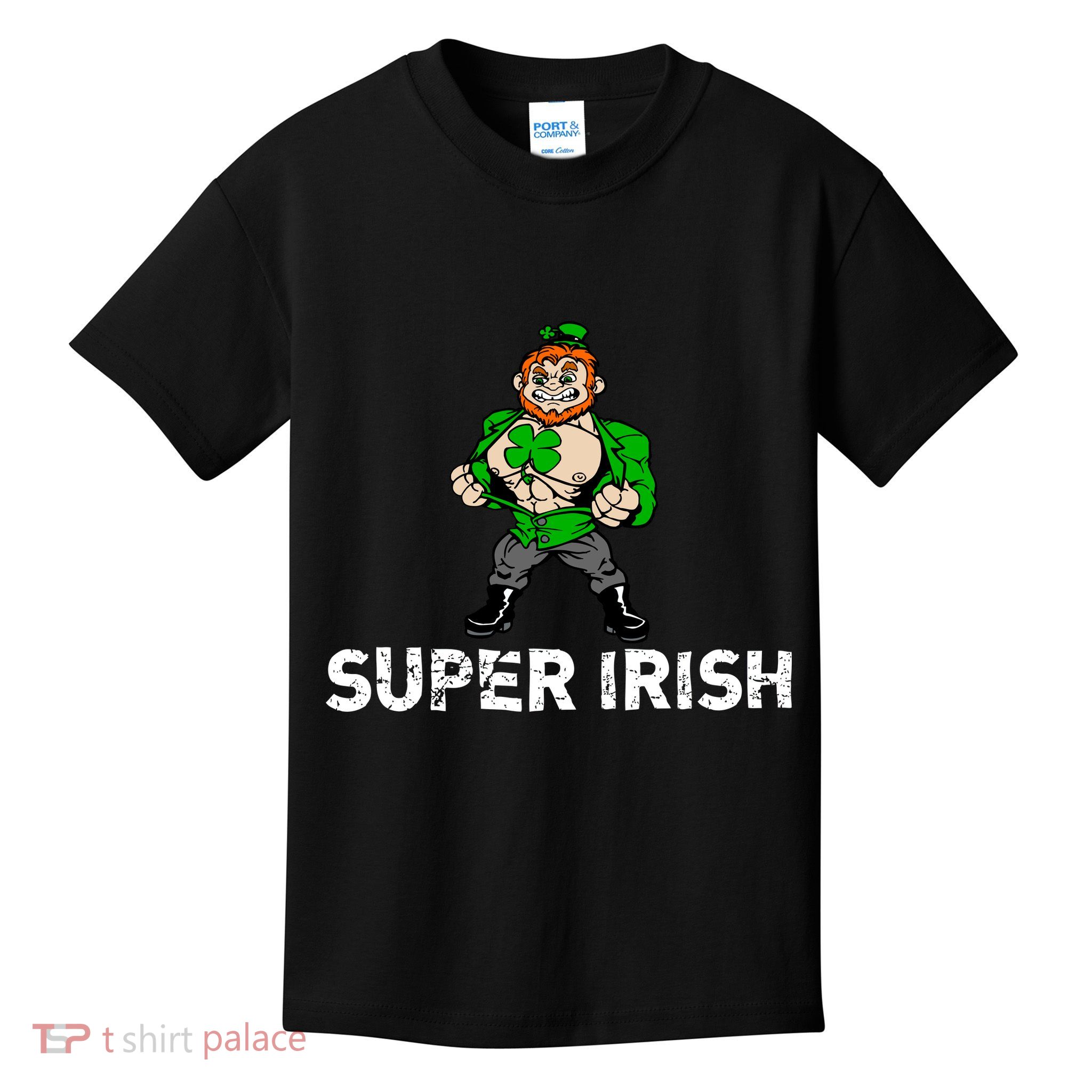 Super Irish Cloverleaf St. Patrick's Day Kids T-Shirt
