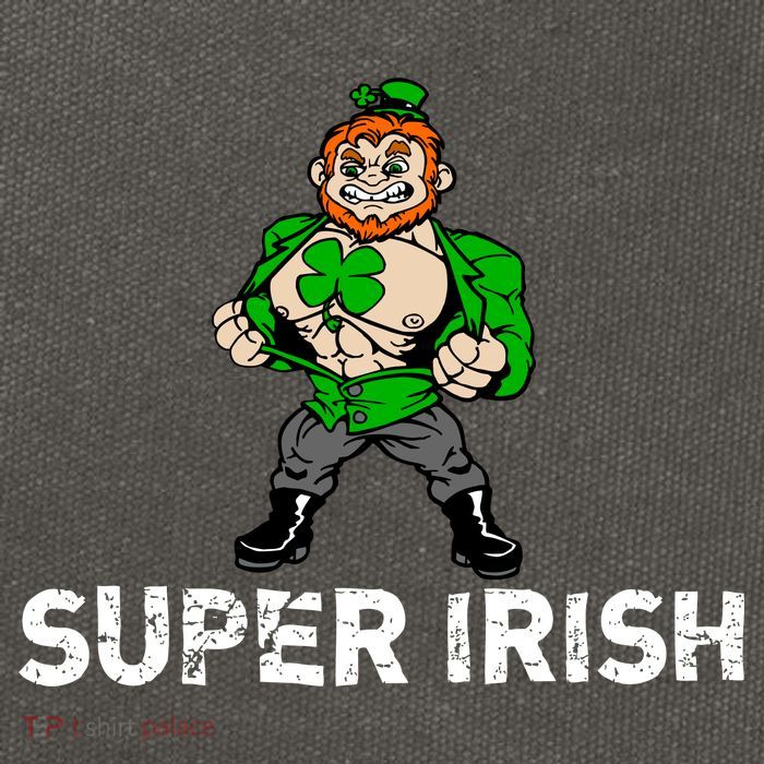 Super Irish Cloverleaf St. Patrick's Day Cotton Canvas Backpack