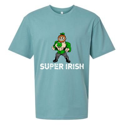 Super Irish Cloverleaf St. Patrick's Day Sueded Cloud Jersey T-Shirt