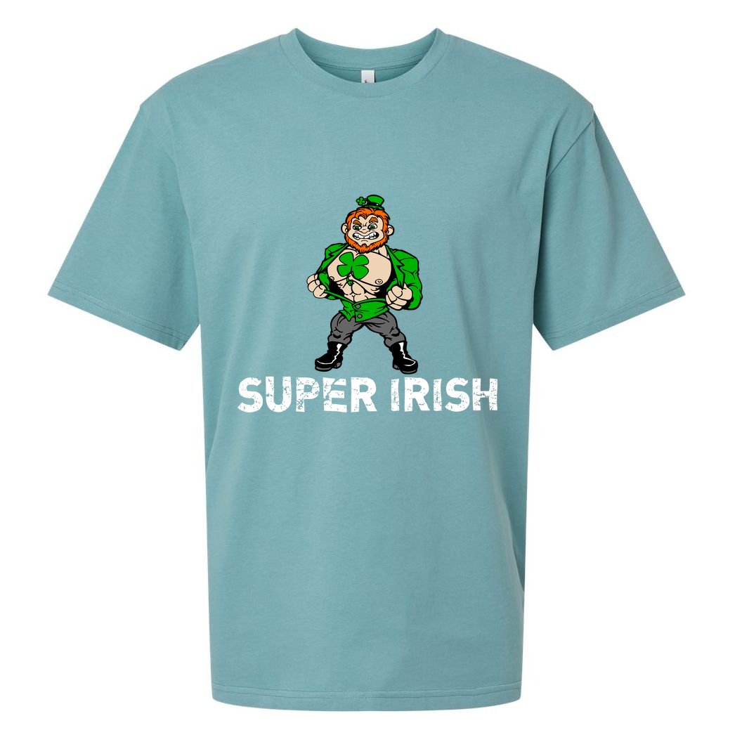 Super Irish Cloverleaf St. Patrick's Day Sueded Cloud Jersey T-Shirt