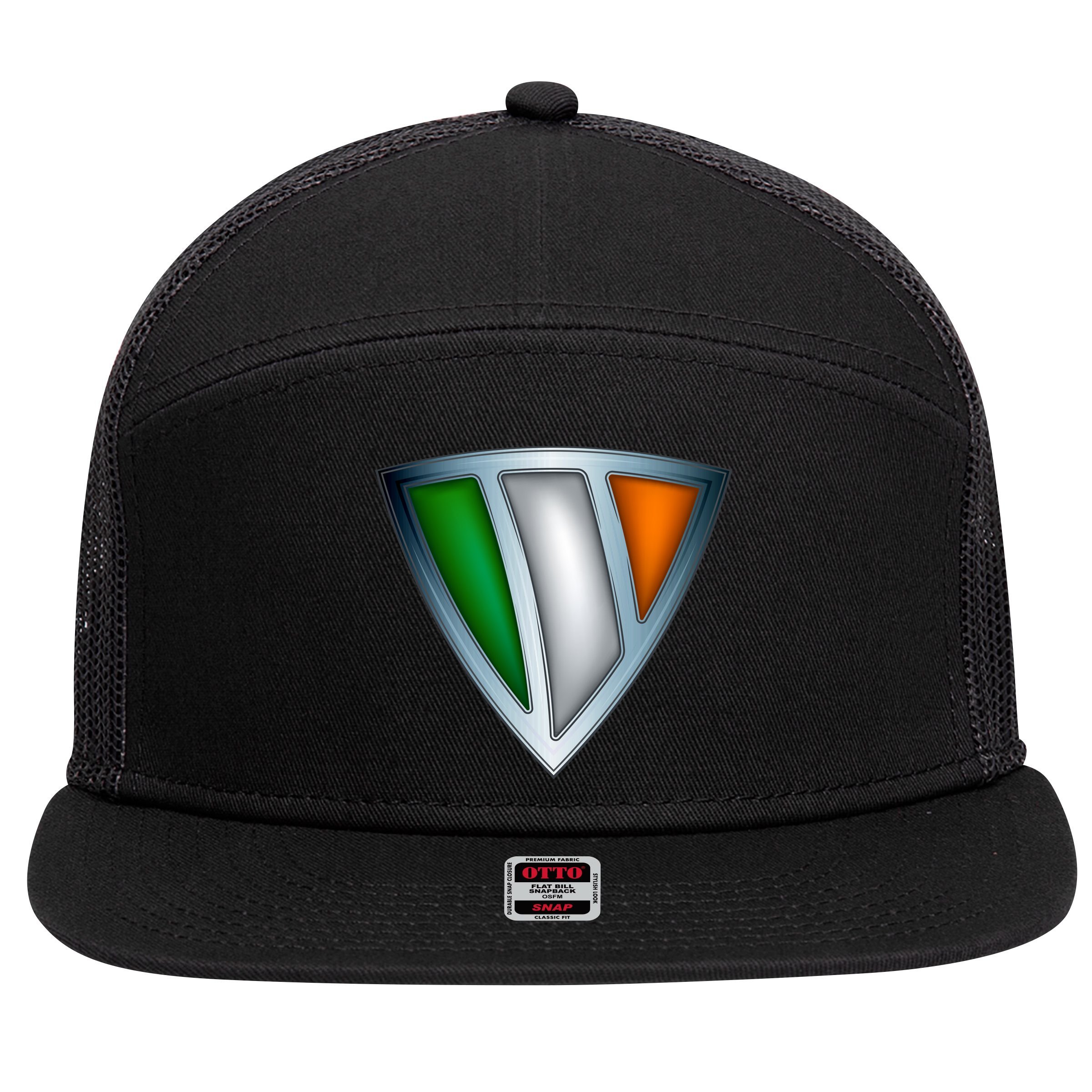 Super Irish Ireland Steel Shield 7 Panel Mesh Trucker Snapback Hat