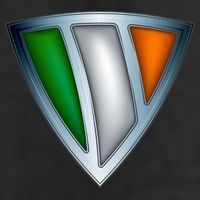 Super Irish Ireland Steel Shield 7 Panel Mesh Trucker Snapback Hat