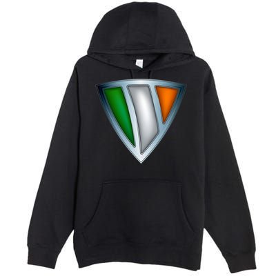 Super Irish Ireland Steel Shield Premium Pullover Hoodie