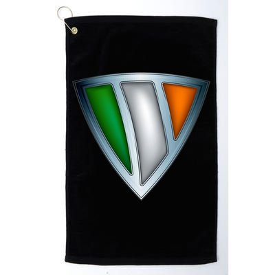 Super Irish Ireland Steel Shield Golf Towel