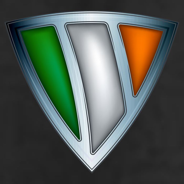 Super Irish Ireland Steel Shield Golf Towel