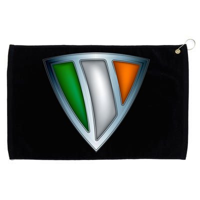 Super Irish Ireland Steel Shield Grommeted Golf Towel