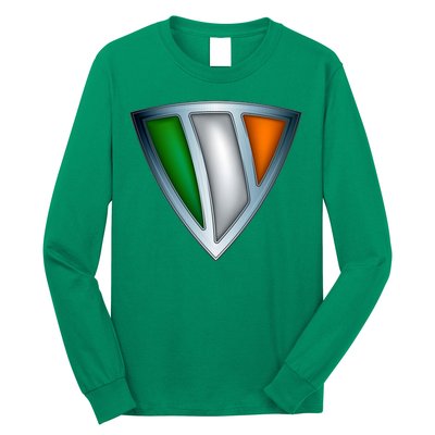 Super Irish Ireland Steel Shield Long Sleeve Shirt