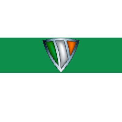 Super Irish Ireland Steel Shield Bumper Sticker