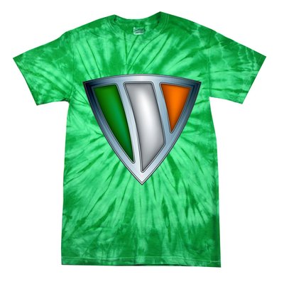 Super Irish Ireland Steel Shield Tie-Dye T-Shirt