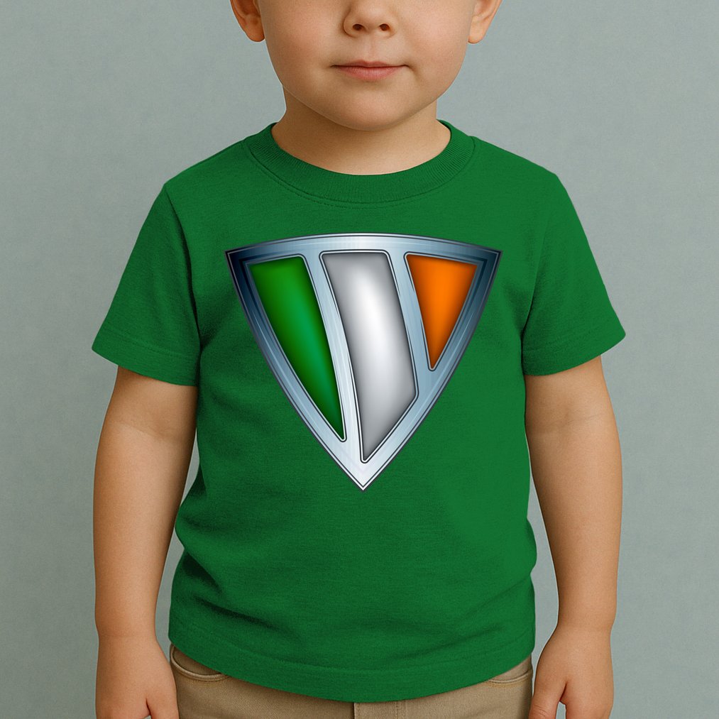 Super Irish Ireland Steel Shield Toddler T-Shirt