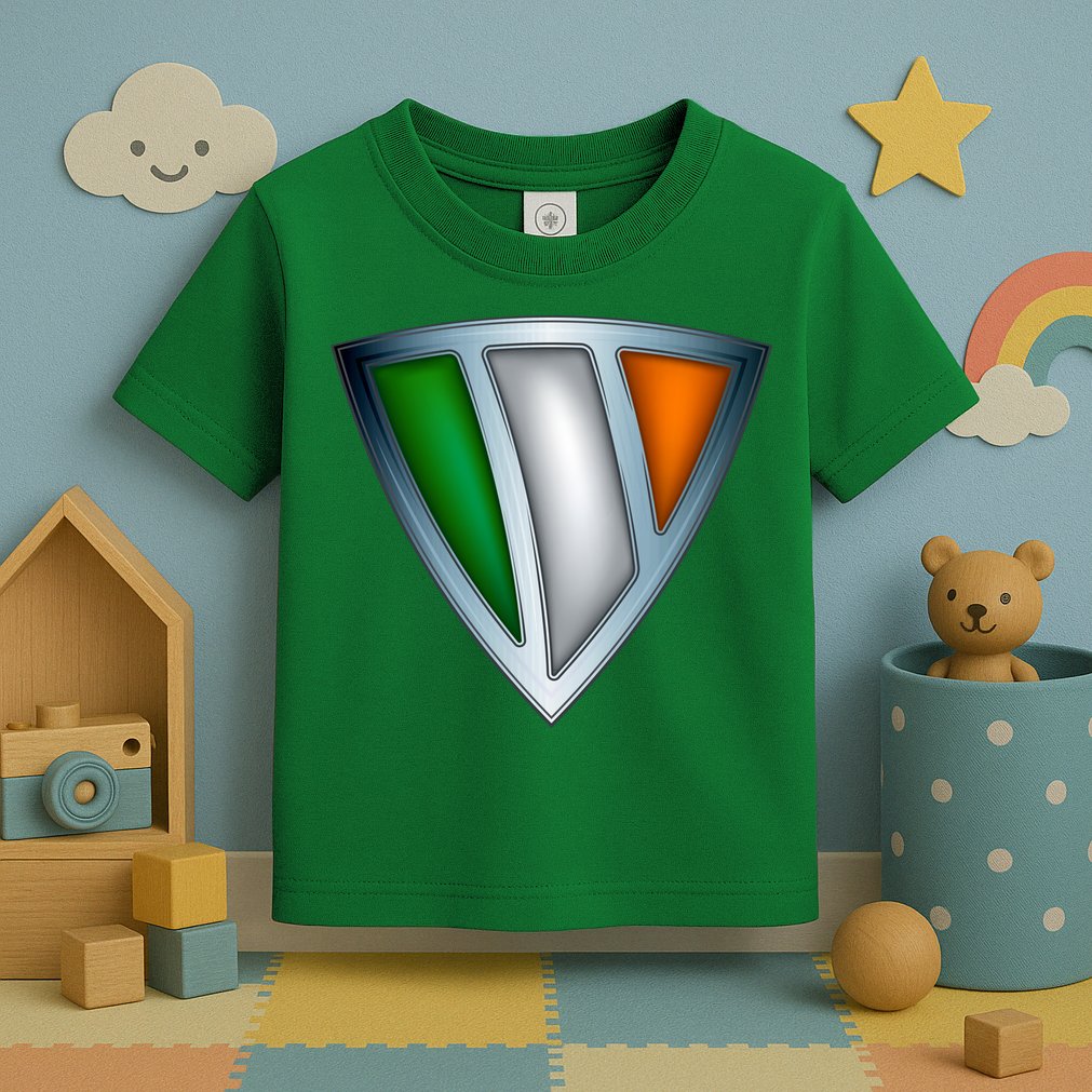 Super Irish Ireland Steel Shield Toddler T-Shirt