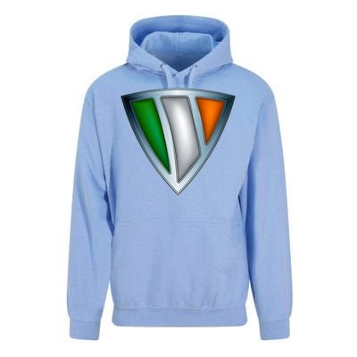 Super Irish Ireland Steel Shield Unisex Surf Hoodie