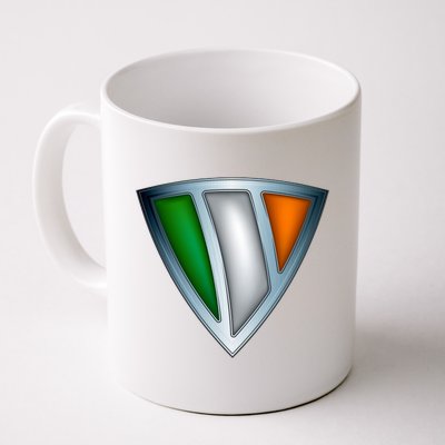 Super Irish Ireland Steel Shield Coffee Mug