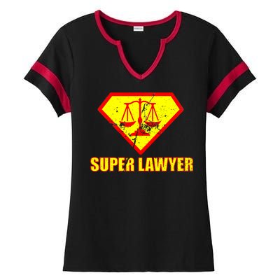 Super Lawyer Ladies Halftime Notch Neck Tee