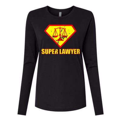 Super Lawyer Womens Cotton Relaxed Long Sleeve T-Shirt