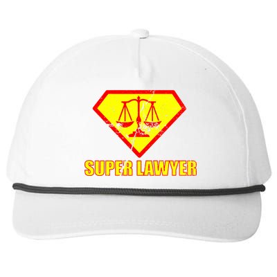 Super Lawyer Snapback Five-Panel Rope Hat