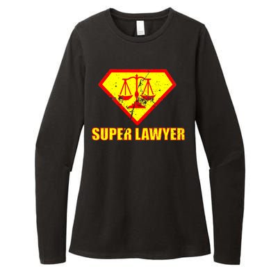 Super Lawyer Womens CVC Long Sleeve Shirt