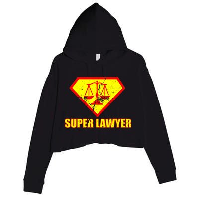 Super Lawyer Crop Fleece Hoodie