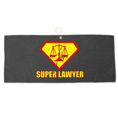 Super Lawyer Large Microfiber Waffle Golf Towel