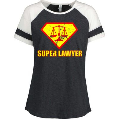 Super Lawyer Enza Ladies Jersey Colorblock Tee