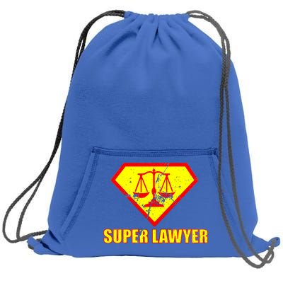 Super Lawyer Sweatshirt Cinch Pack Bag