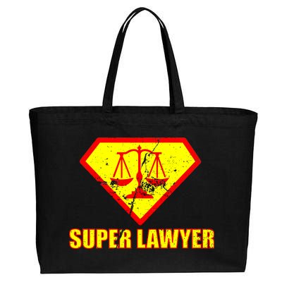 Super Lawyer Cotton Canvas Jumbo Tote