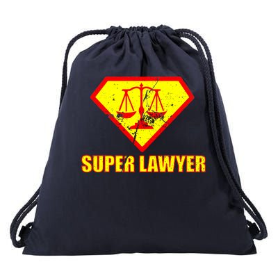 Super Lawyer Drawstring Bag