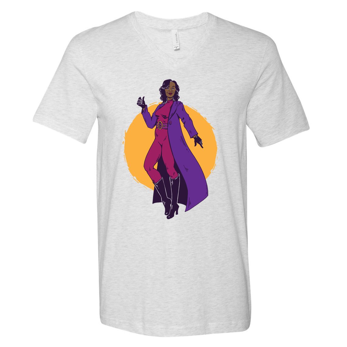Super Michelle Obama V-Neck T-Shirt