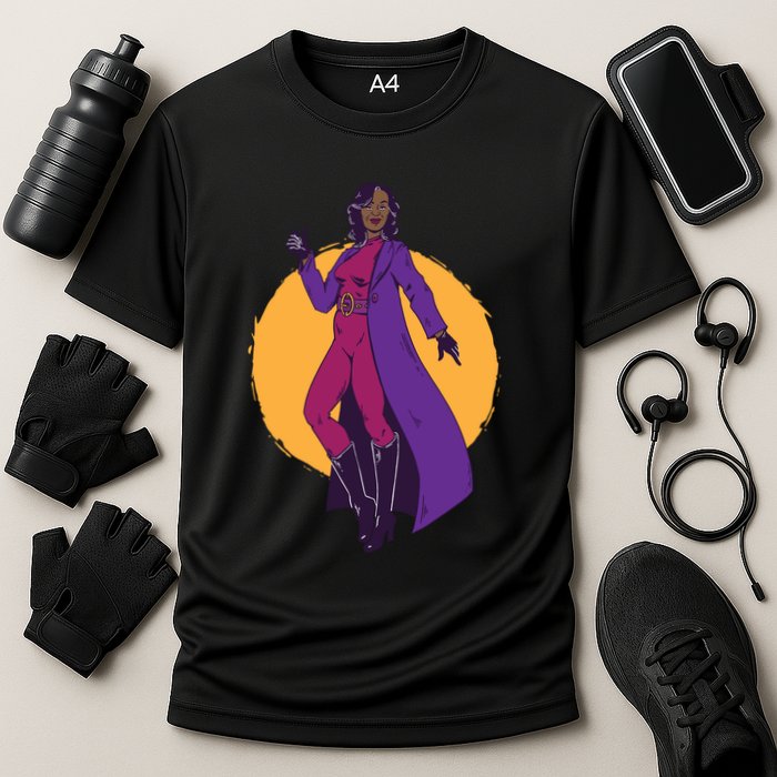 Super Michelle Obama Cooling Performance Crew T-Shirt
