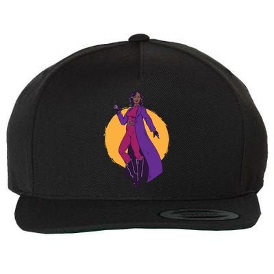 Super Michelle Obama Wool Snapback Cap