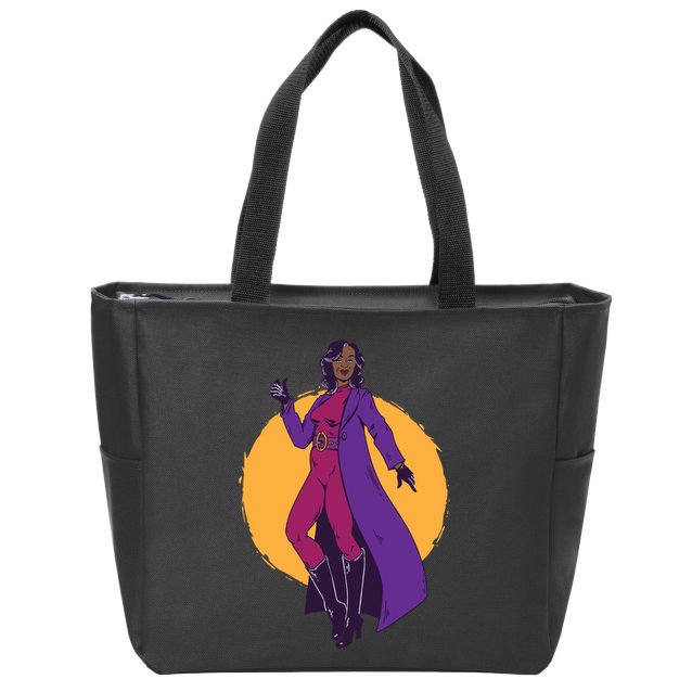 Super Michelle Obama Zip Tote Bag