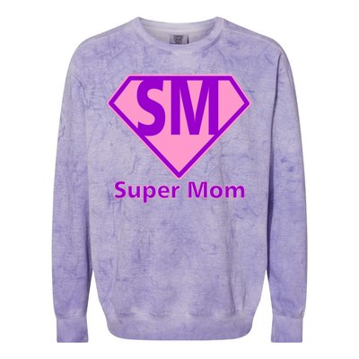 Super Mom Colorblast Crewneck Sweatshirt