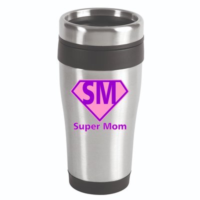 Super Mom 16oz Travel Tumbler