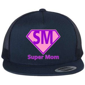 Super Mom Flat Bill Trucker Hat