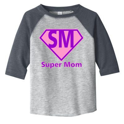 Super Mom Toddler Fine Jersey T-Shirt