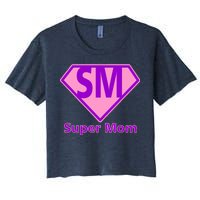 Super Mom Women's Crop Top Tee