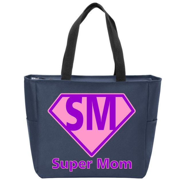 Super Mom Zip Tote Bag